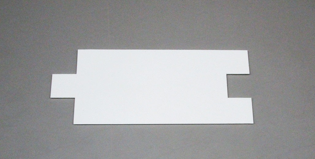 White insulation canister for Malibu M Series Catalyst, designed to improve thermal efficiency.