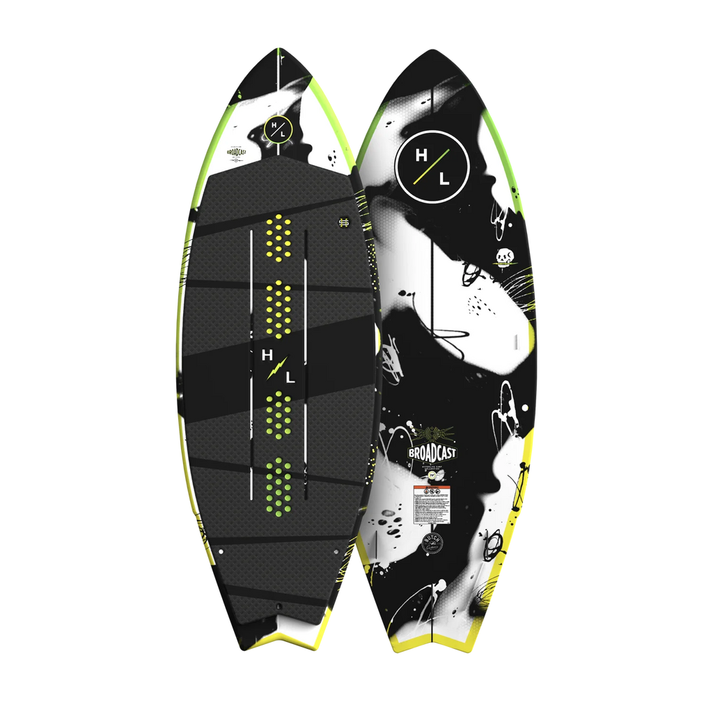 2025 Hyperlite Broadcast Wakesurf Board | Dual Concave Base