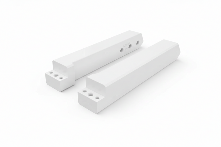 Skylock Pro-4 and Springlock Tower Adapter, two sleek white components designed for secure boat installations.