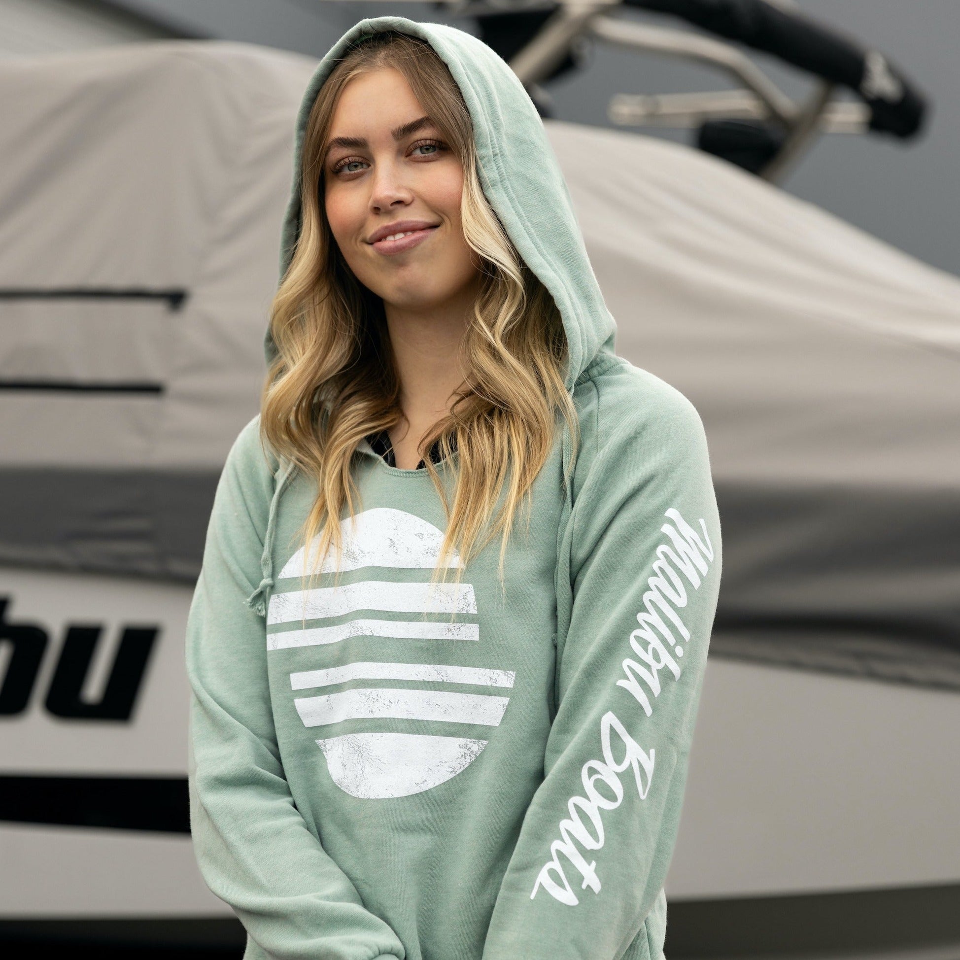 Malibu shop boats sweatshirt