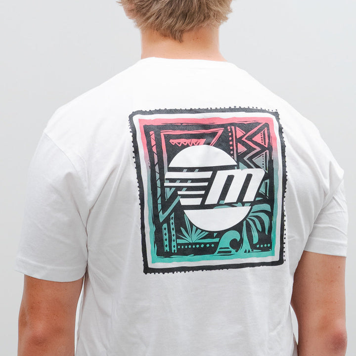 Malibu Wave Warrior Tee back details