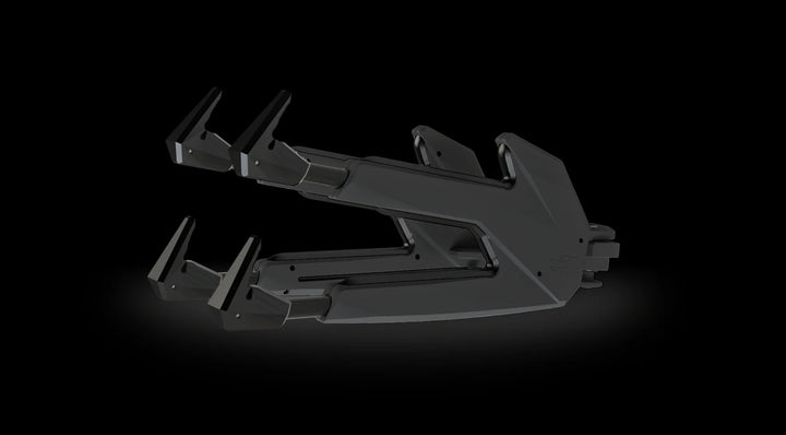 PTM Edgeforce board racks pair designed for port and starboard, ideal for securely holding wakeboards and surfboards.