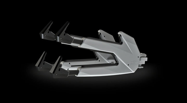 PTM Edgeforce board racks pair designed for port and starboard sides, featuring durable grips for secure board storage.