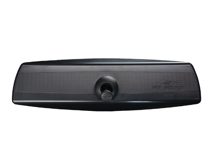 PTM Pro Mirror with adjustable knob, black textured surface, designed for fitness or training purposes.