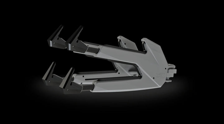 PTM Edgeforce board racks pair designed for port and starboard, featuring durable construction for secure board storage.