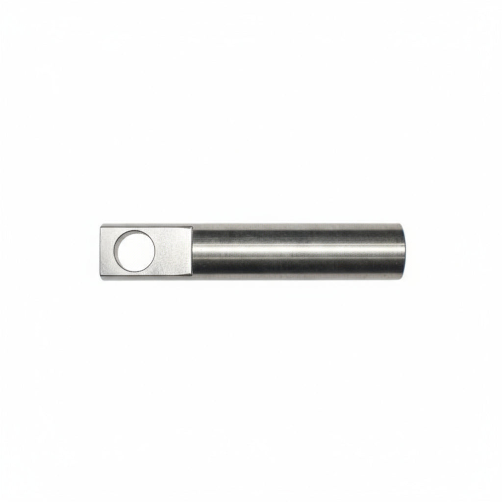 Machined trunnion bar for Malibu and Axis boats, designed for durability and precision in boating applications.