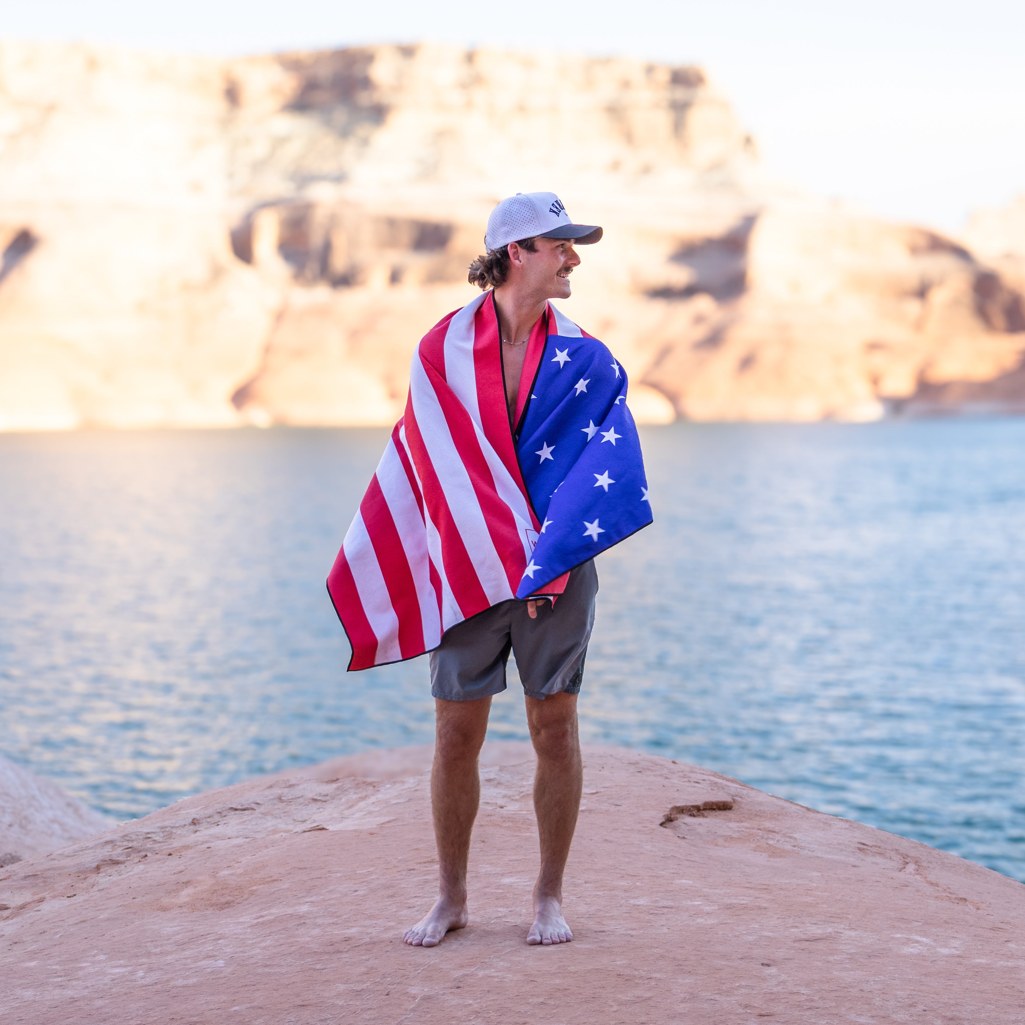 Malibu Wake Head Patriot's Lake Towel - Thumbnail 3