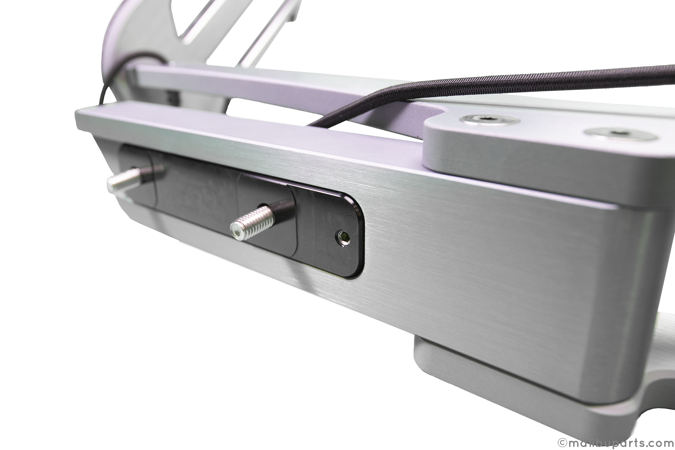 Malibu Waterski Rack | Anodized Grey Aluminum | Holds 2 Skis | Includes ...