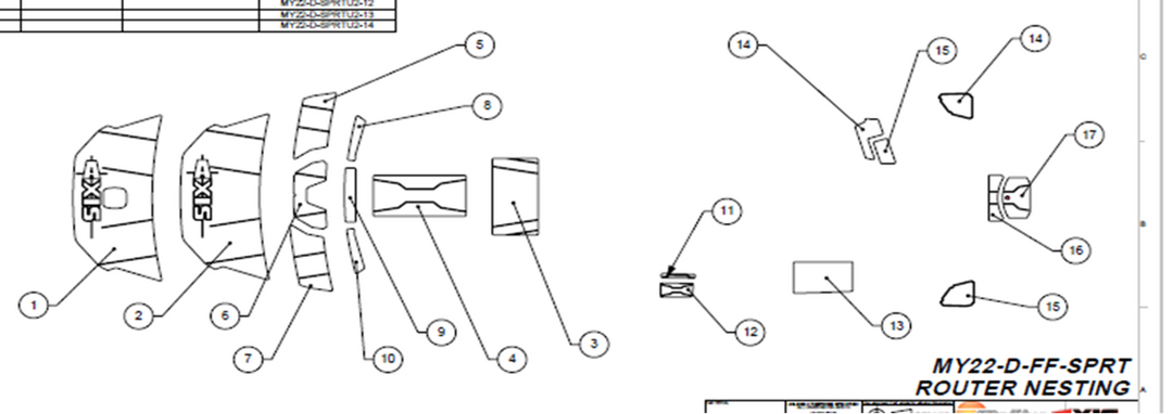 Diagram of a swim platform, walk-through, and miscellaneous T250 Soft Grip Kit components with labeled parts.