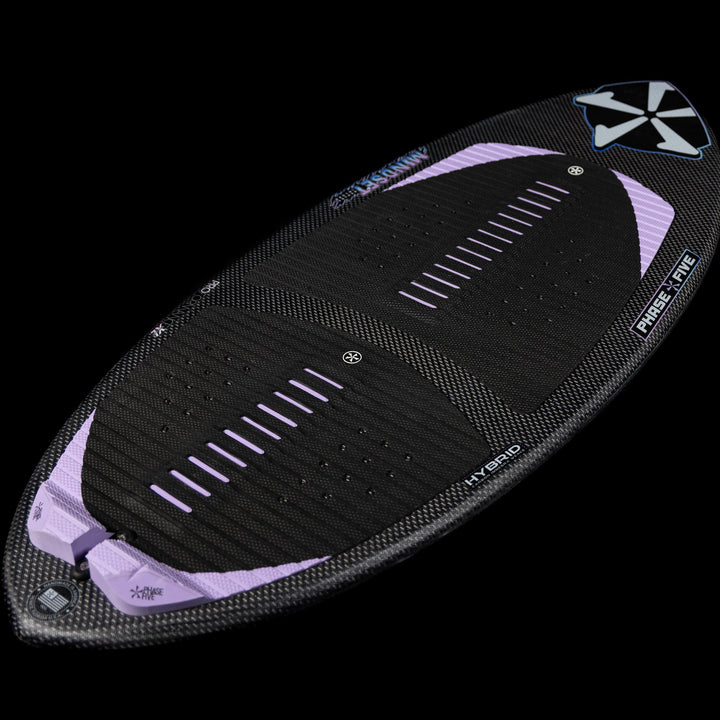 2026 Phase Five Mindset wakesurf board featuring a sleek design with a textured surface for enhanced grip and performance.