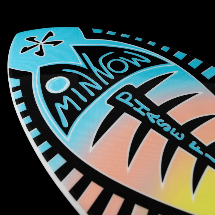 Colorful 2026 Phase Five Minnow wake surfboard featuring a unique design and sleek shape for optimal performance on the water.
