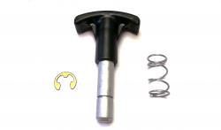Fulton F2 trailer jack replacement handle kit with handle, spring, and retaining clip for easy installation.