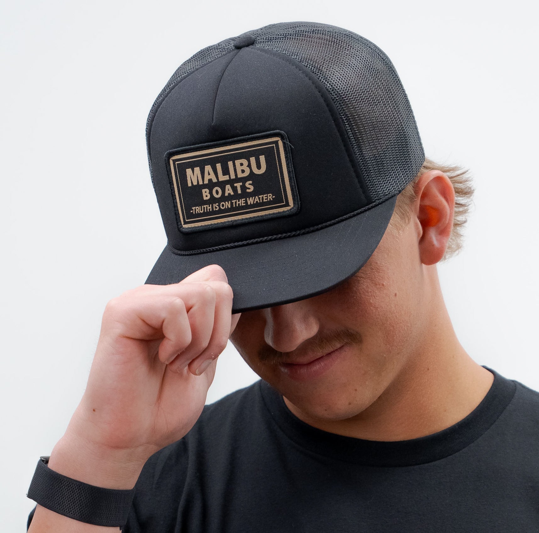 Malibu Boats Sessions Hat Patch View