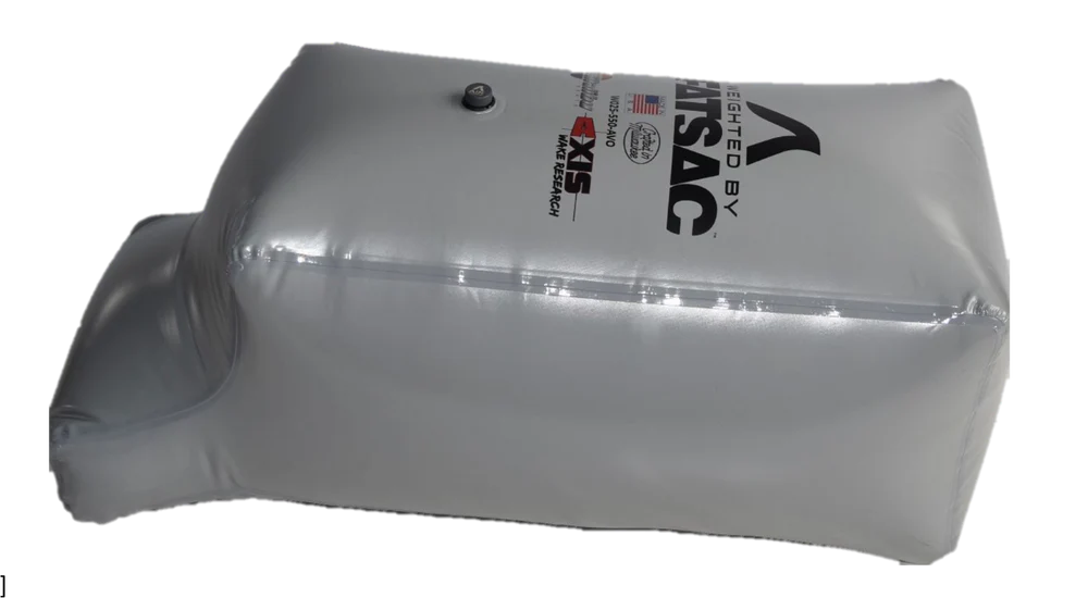 Malibu/Axis PNP 550 lbs rear FatSac water bag for wakeboarding boats, designed for ballast and weight distribution.
