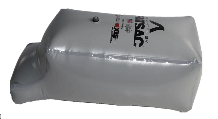 Malibu/Axis PNP 550 lbs rear FatSac water bag for wakeboarding boats, designed for ballast and weight distribution.