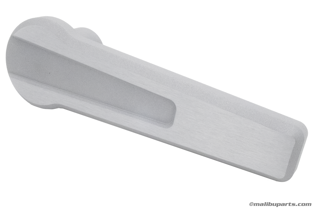 Gray anodized G3-17 tower handle only, 19-20 size, with a sleek, elongated design and a central slot for easy grip.