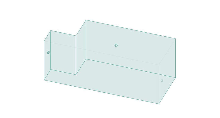 Axis PNP 750 lbs rear FatSac, transparent plastic container with mounting holes, designed for weight distribution.