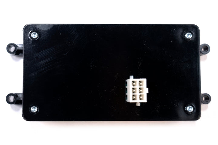 Info Center with Ballast for Malibu and Axis boats, featuring a black casing and connector port for easy installation.