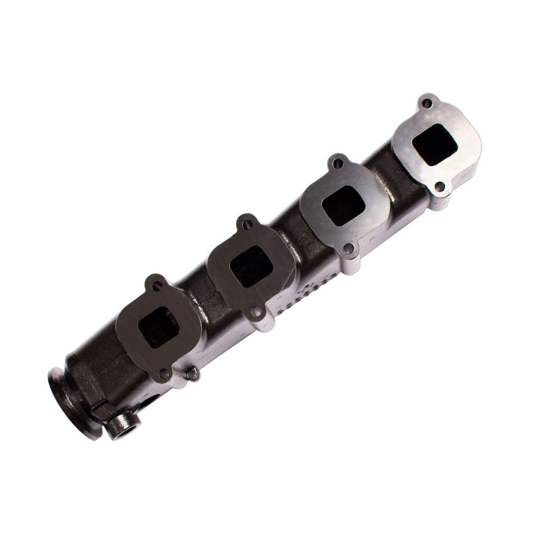 E-coated exhaust manifold bank 1 for 6.2L engine, featuring four ports and a durable, corrosion-resistant finish.