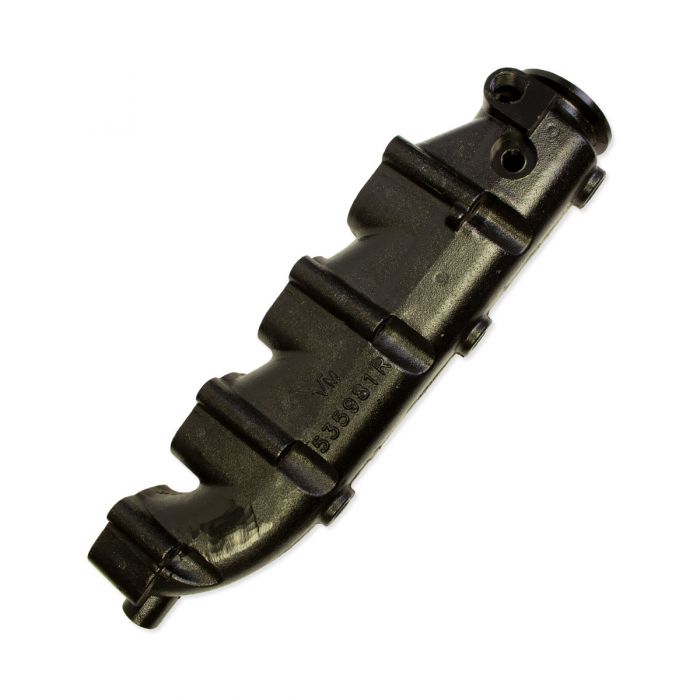 E-coated exhaust manifold bank 2 for 6.2L engine, designed for optimal exhaust flow and durability.