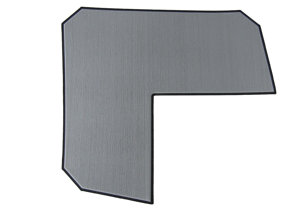 SeaDek Starboard transom step pad for boats, designed for models from 2016 to 2021, featuring textured gray surface with black edges.