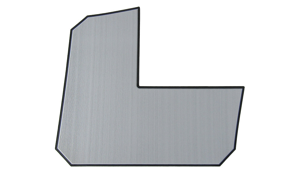 Port transom step with softgrip surface, designed for boat transom access, featuring a textured, slip-resistant finish.