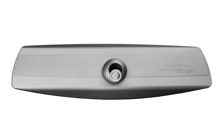 Billet gray VR-140 panoramic 180 degree malibu boat mirror