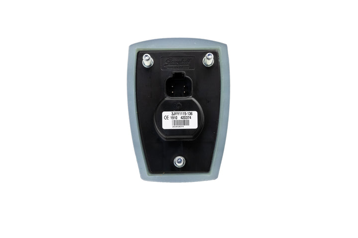 Sport dash rotary knob for vehicle control, compatible with models 2015-2019, shown from the back with mounting screws.