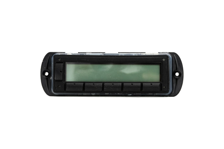 Right Mux Switch Module with a rectangular digital display and five black control buttons, used for switching applications.