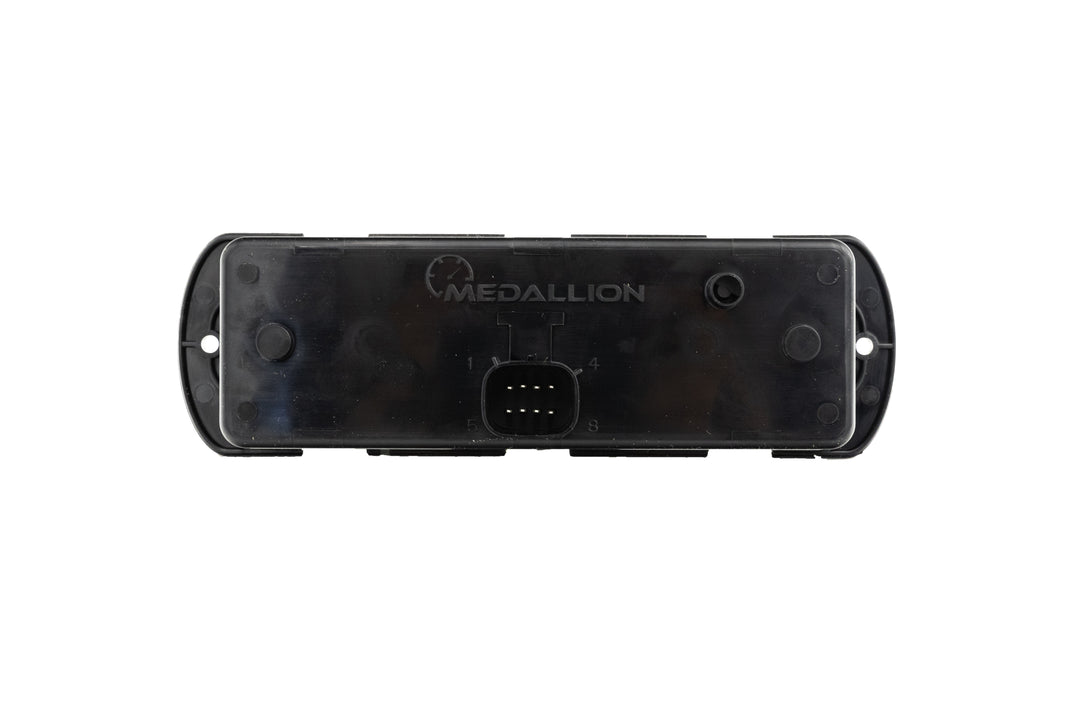 Rear Mux Switch Module for 2009-2010 vehicles, black plastic with connector port and mounting points.