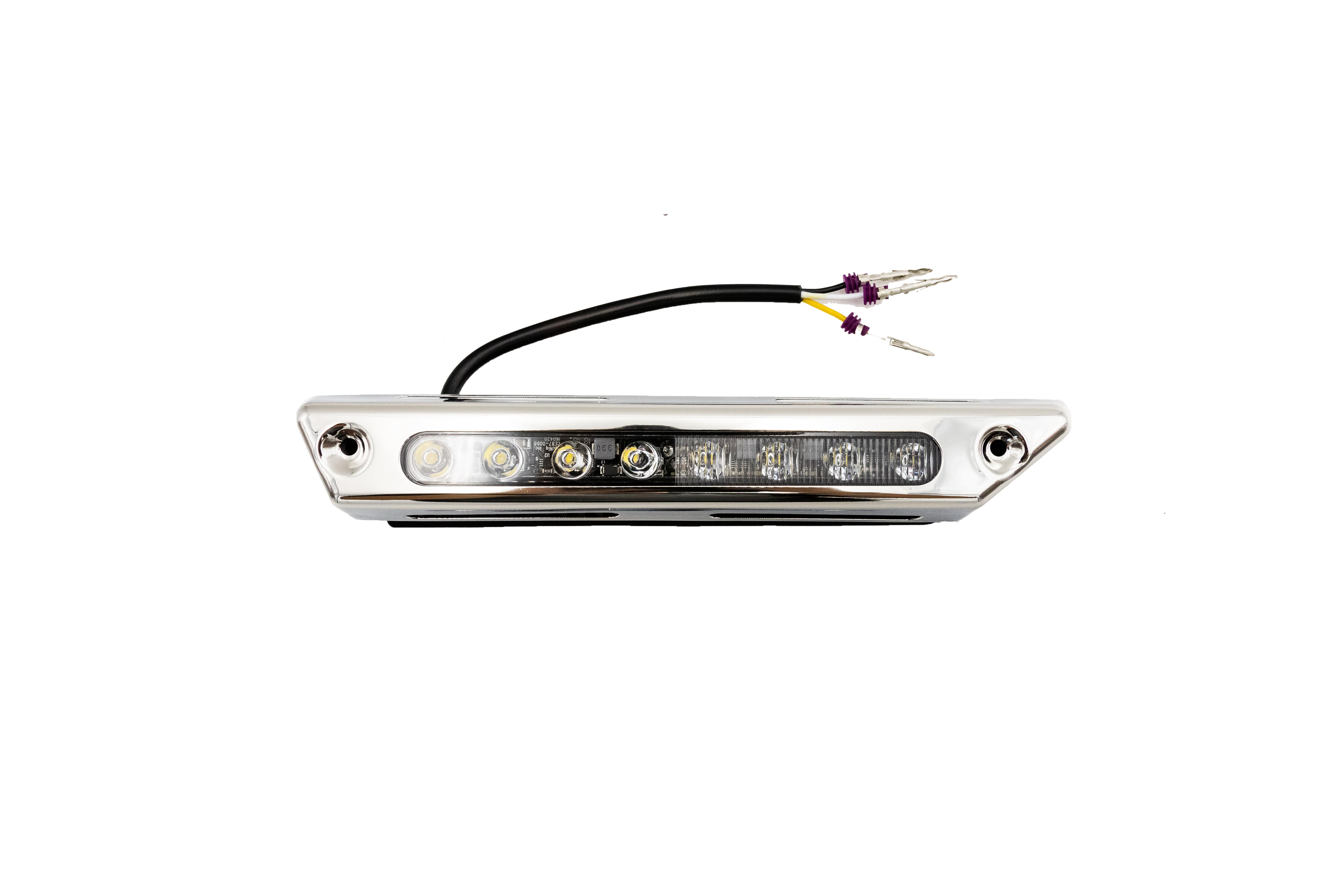 Docking light, port side, for Malibu MXZ Series boats (2017-2020), with LED bulbs and wiring.