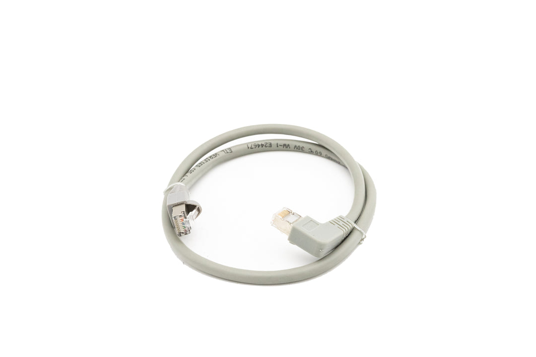 Cat 6 Ethernet cable, 15-16 feet long, with RJ45 connectors for high-speed network connections.