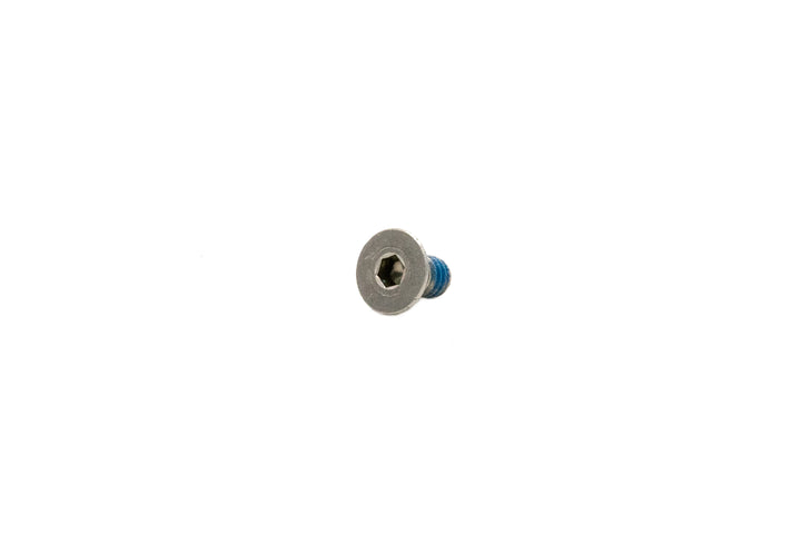 Flat head Bimini screw with taper, 1/4"-20 x 1/2" size, shown isolated on white background.