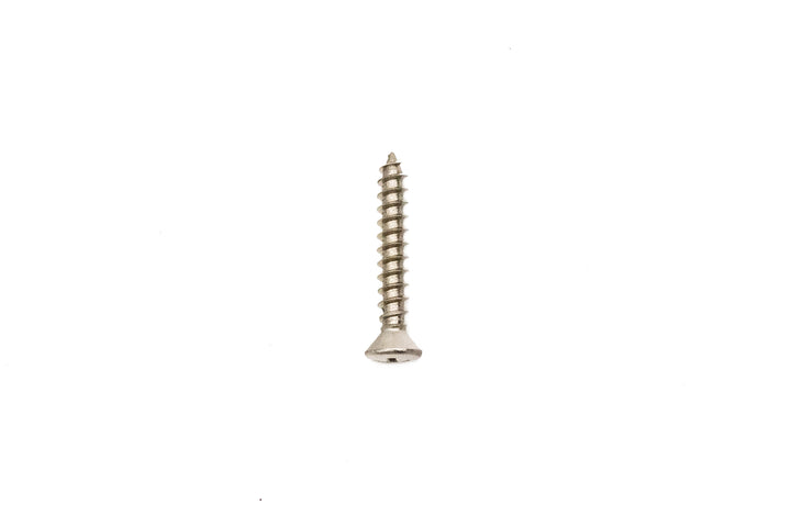 Oval head screw, 1-1/4 inch length, 