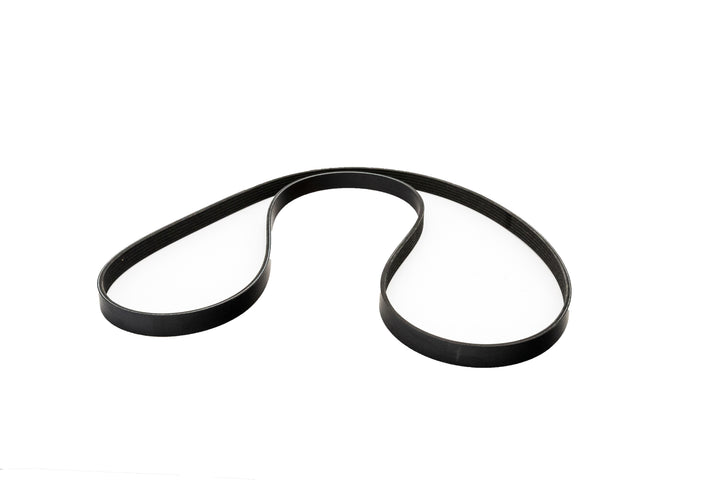 Black serpentine belt for Indmar 6.0 engine with alternator, designed for engine accessory drive.