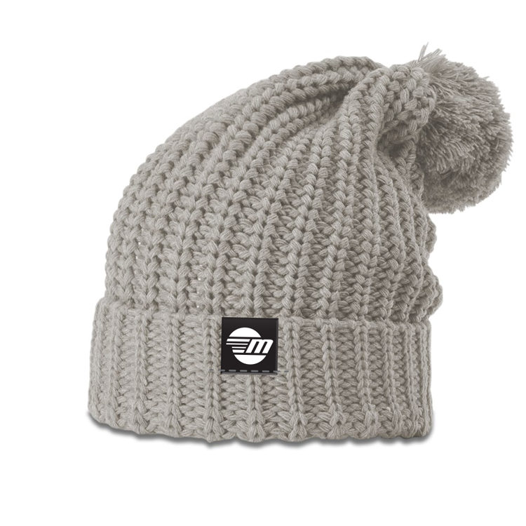 Women's Cable-Nit Pom Beanie