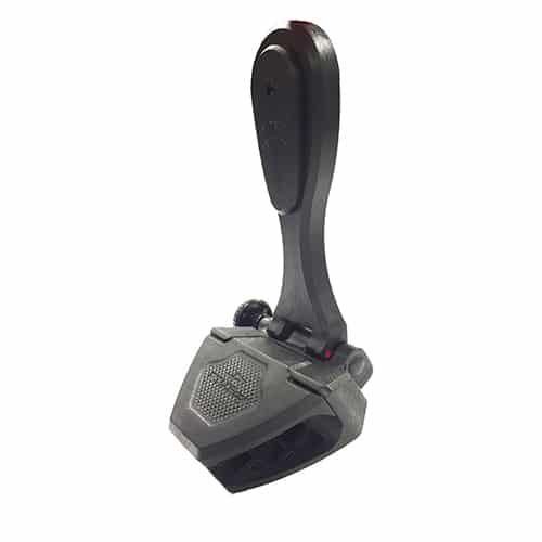PTM Carbon Universal Mirror Bracket with adjustable mount and durable construction for motorcycle mirrors.