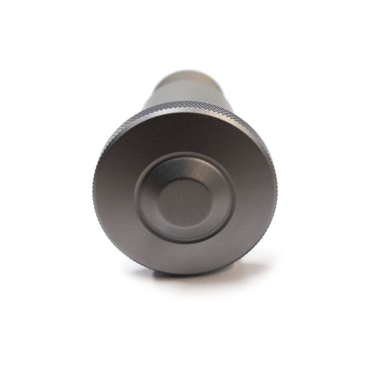Gen 2 Pull-Pin Assembly for Malibu/Axis Clamping Rack, 2019-2023, shown from the front with textured grip surface.