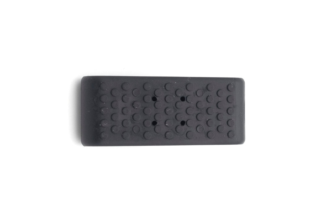 PTM Gen2 Clamp Wake Feet, black rubber foot with textured surface and small raised dots for grip.