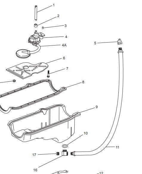 PCM Oil Drain Kit, GM-12MM