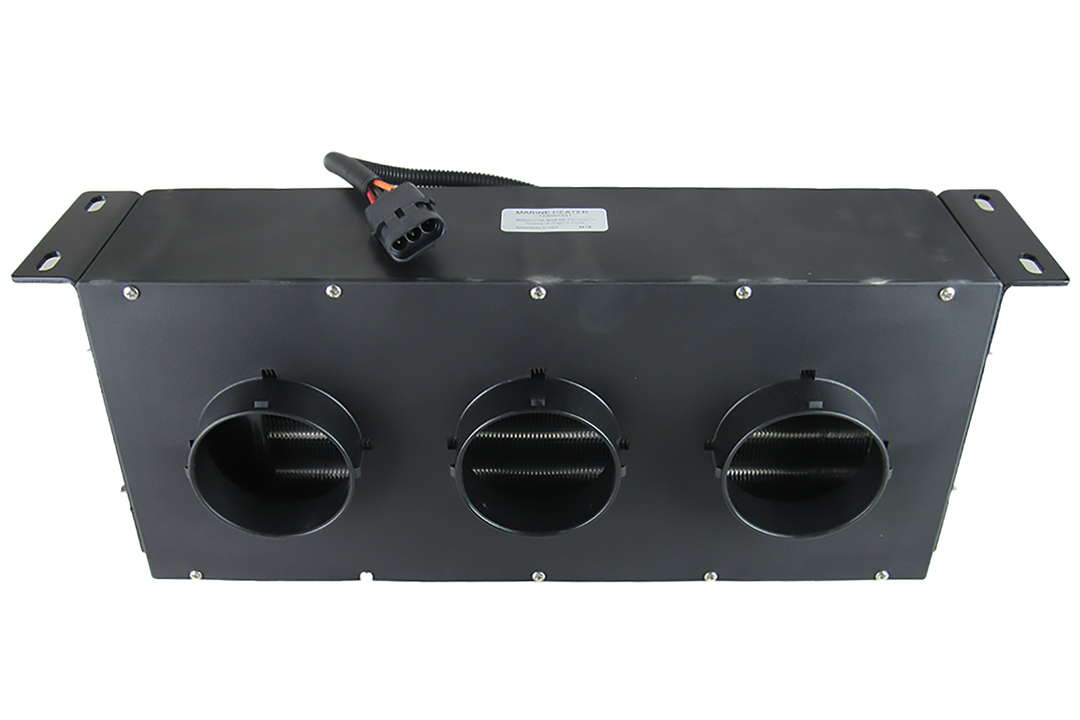3-outlet heater core and housing