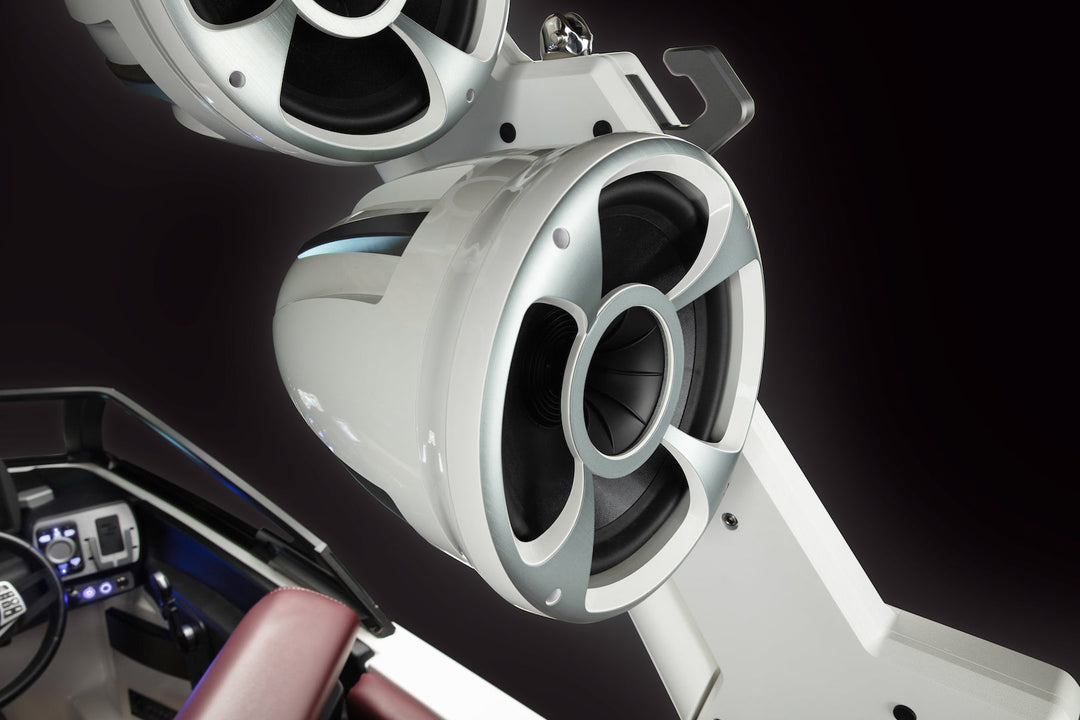 REV8 Tower Speaker Malibu-White 15-22&