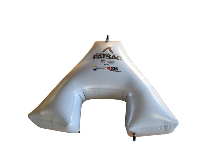 Inflatable Axis PNP 900 lbs Bow FatSac for wakeboarding, featuring durable construction and water weight ballast.