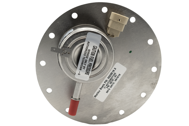 In-tank fuel pump for Indmar 5.7L engines, compatible with models from 2007 to 2020, featuring a secure connector.